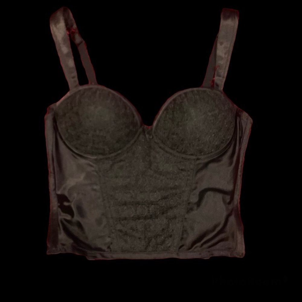 VTG black bustier